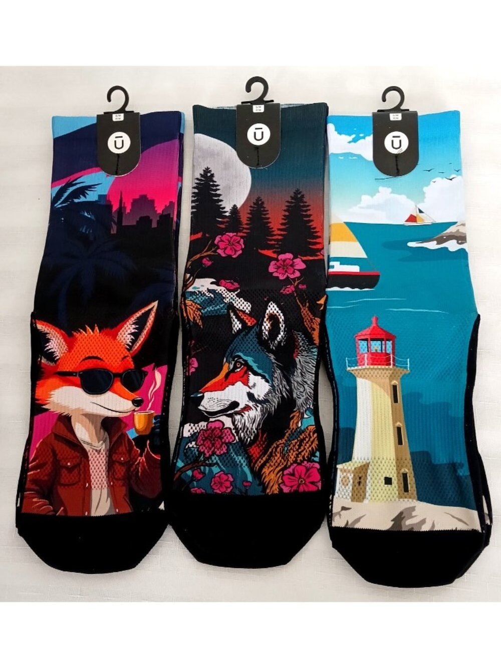 OUTWAY All Day Performance Crew Socks Lot of 3 S/M Men 4-7/Women 5-8.5 NEW